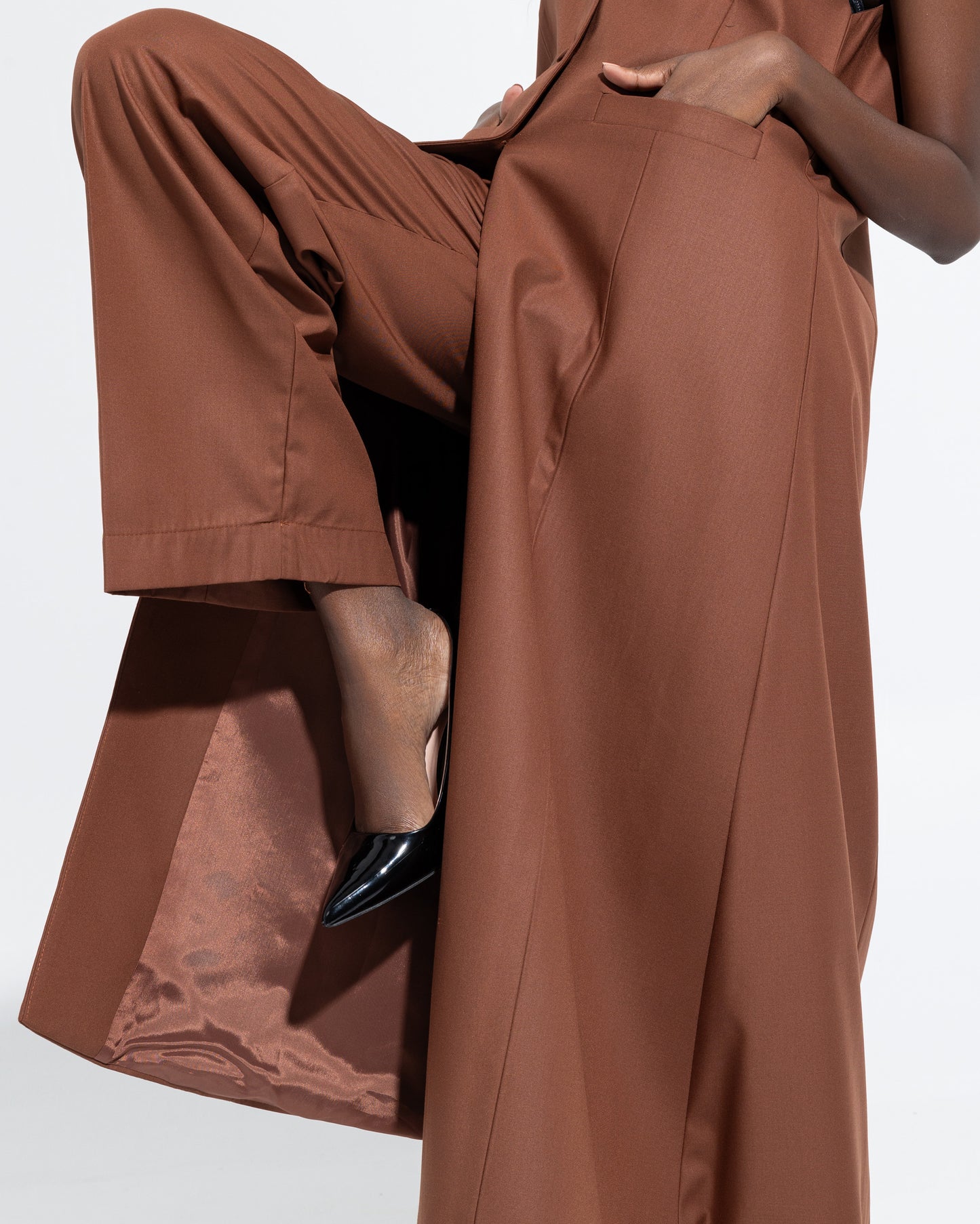 Long vest with pants