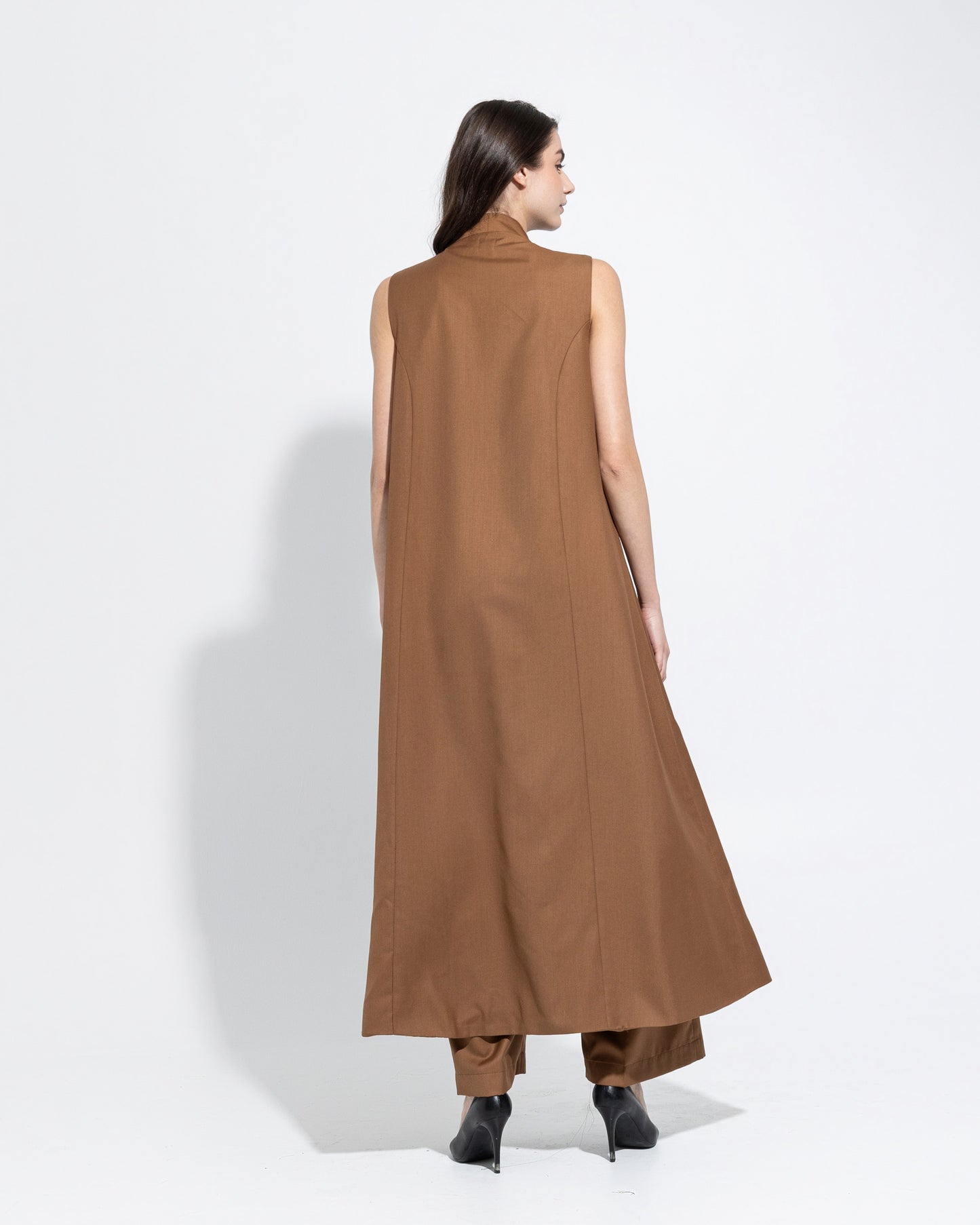 Long vest with pants