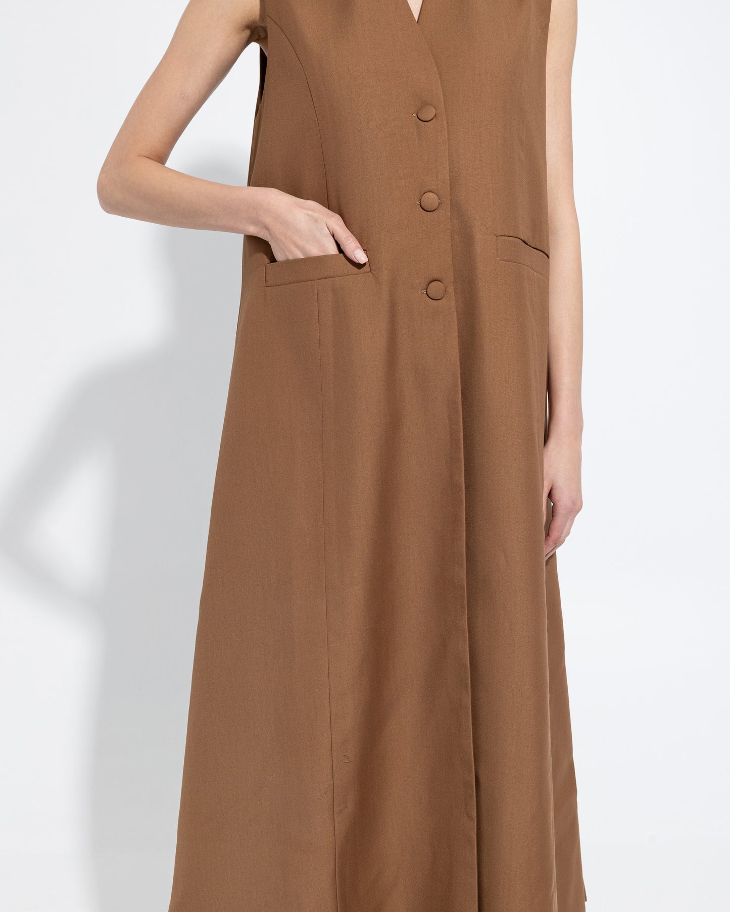 Long vest with pants