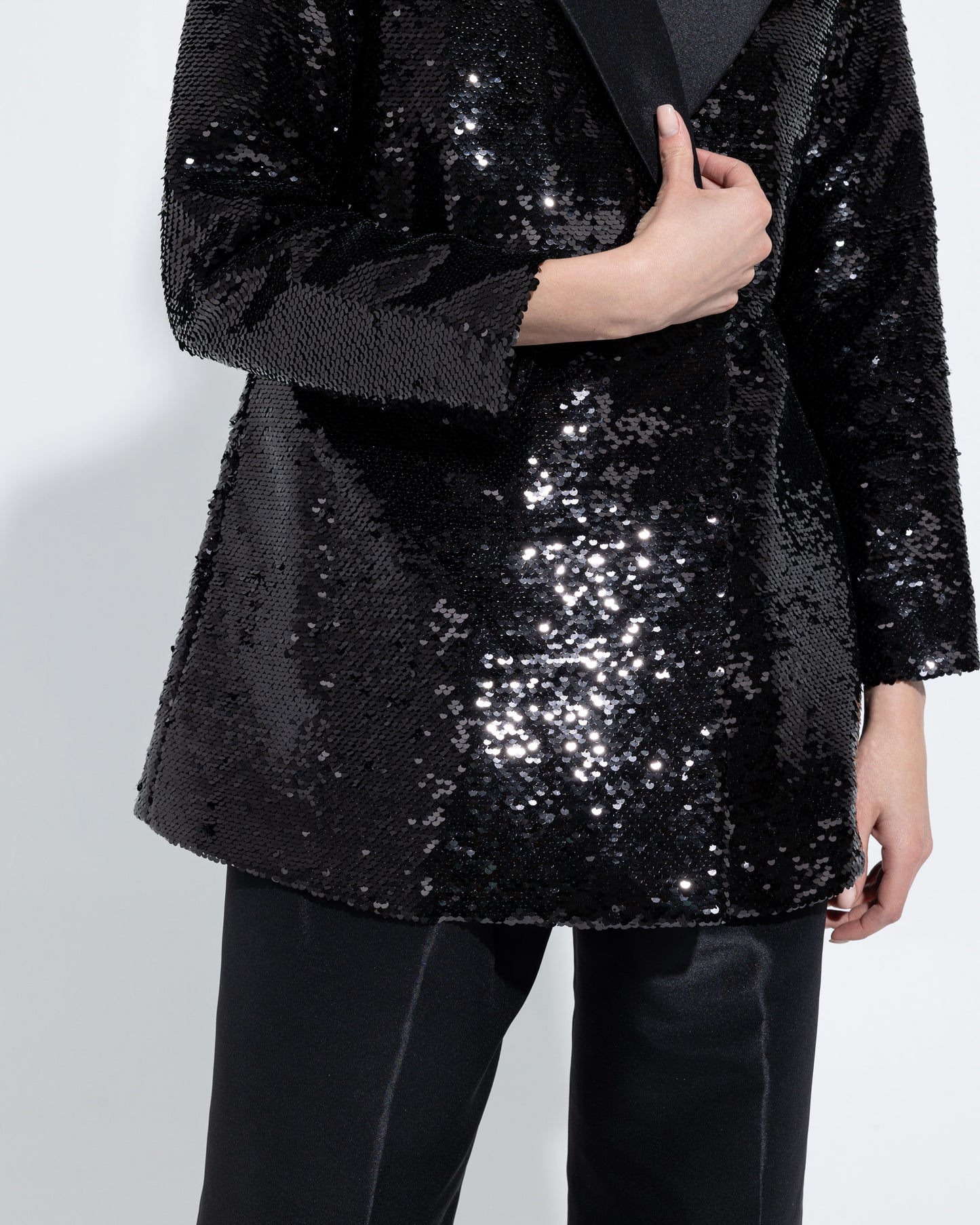 Sequins blazer and pants set