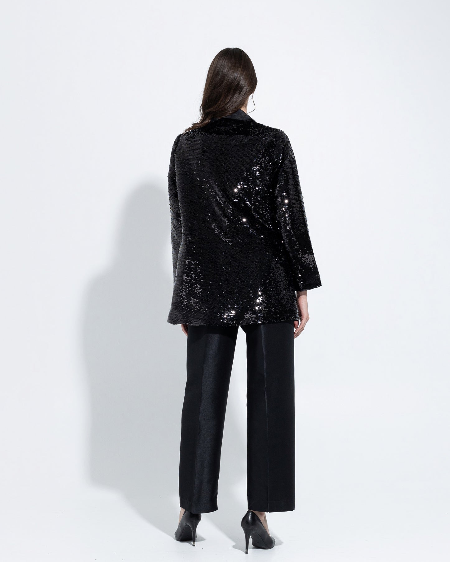 Sequins blazer and pants set